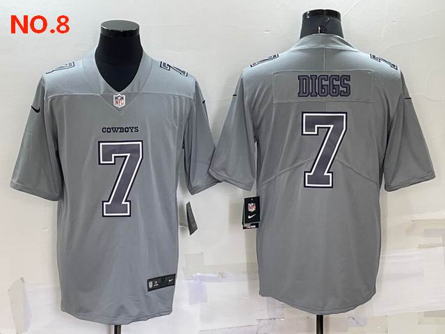 Men's Dallas Cowboys #7 Trevon Diggs Jerseys NO.8;